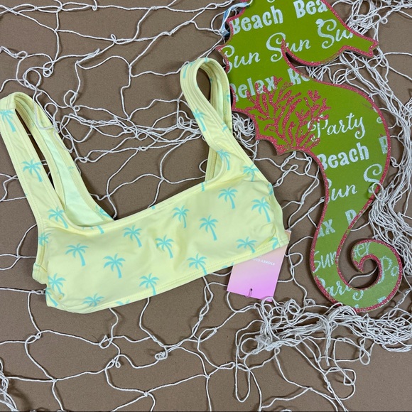 🌴NWT SCL PALM TREE BIKINI TOP - Picture 8 of 9
